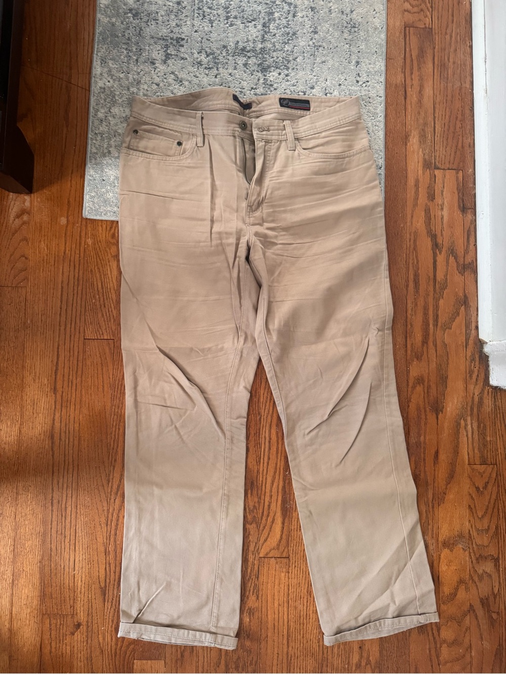 Weatherproof Men's Khaki Chinos in Light Tan